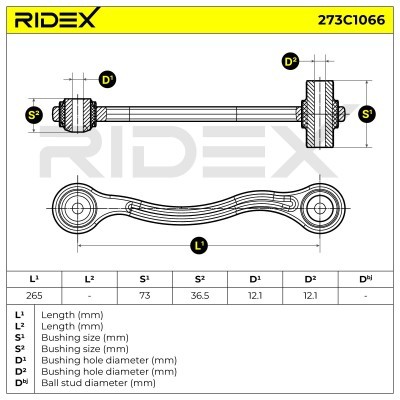 Control Arm RIDEX 273C1066 273C1066 - photo 7