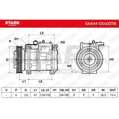 Compressor, Air Conditioning SKKM-0340378 - photo 7