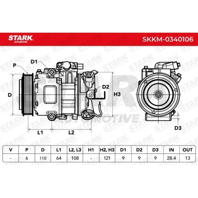 Compressor, Air Conditioning SKKM-0340106 - photo 4