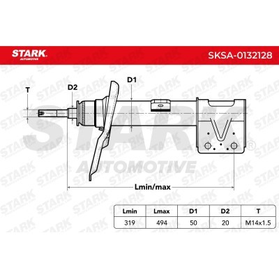 Shock Absorber Stark SKSA-0132128 SKSA-0132128 - photo 5