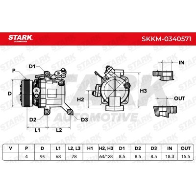 Compressor, Air Conditioning SKKM-0340571 - photo 5