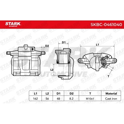 Brake Caliper Stark SKBC-0461040 SKBC-0461040 - photo 6