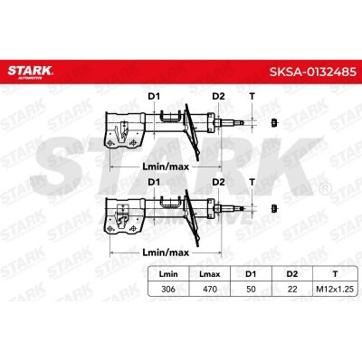 Shock Absorber Stark SKSA-0132485 SKSA-0132485 - photo 4