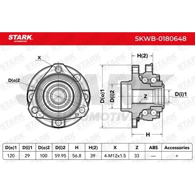 Wheel Bearing Stark SKWB-0180648 SKWB-0180648 - photo 4