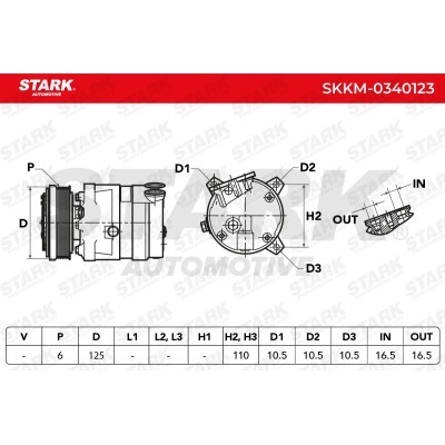 Compressor, Air Conditioning SKKM-0340123 - photo 7