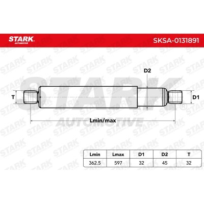 Shock Absorber Stark SKSA-0131891 SKSA-0131891 - photo 3