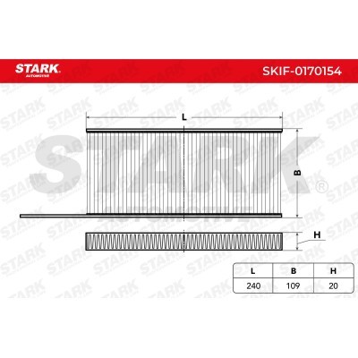 Cabin Air Filter Stark SKIF-0170154 SKIF-0170154 - photo 3