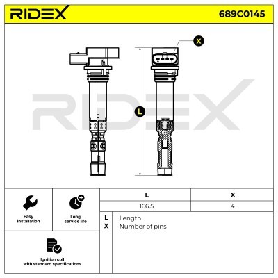 Ignition Coil RIDEX 689C0145 689C0145 - photo 6