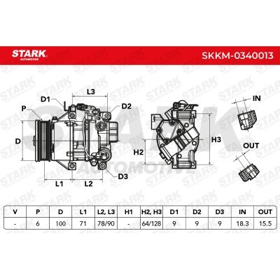 Compressor, Air Conditioning SKKM-0340013 - photo 5