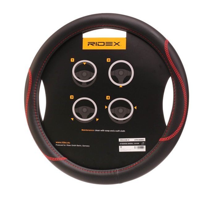 Steering wheel cover RIDEX 4791A0003 4791A0003 - photo 1