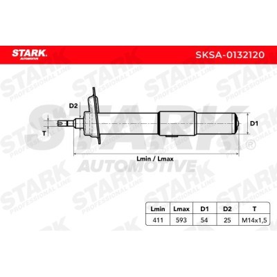Shock Absorber Stark SKSA-0132120 SKSA-0132120 - photo 5