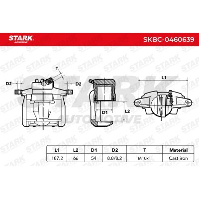 Brake Caliper Stark SKBC-0460639 SKBC-0460639 - photo 6