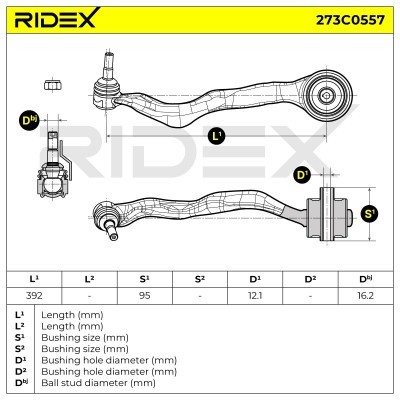 Control Arm RIDEX 273C0557 273C0557 - photo 7