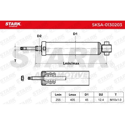 Shock Absorber Stark SKSA-0130203 SKSA-0130203 - photo 3