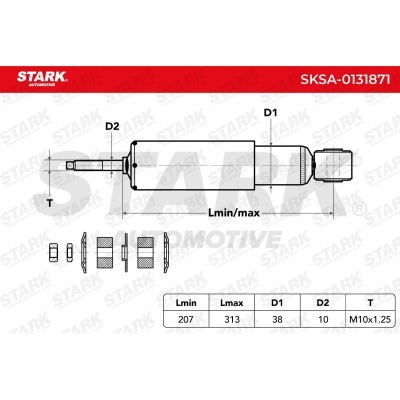 Shock Absorber Stark SKSA-0131871 SKSA-0131871 - photo 5