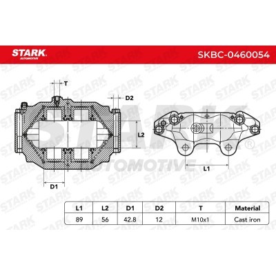 Brake Caliper Stark SKBC-0460054 SKBC-0460054 - photo 4