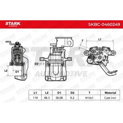 Brake Caliper Stark SKBC-0460249 SKBC-0460249 - photo 8