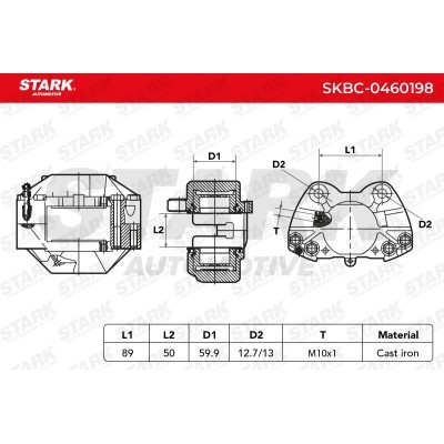 Brake Caliper Stark SKBC-0460198 SKBC-0460198 - photo 7
