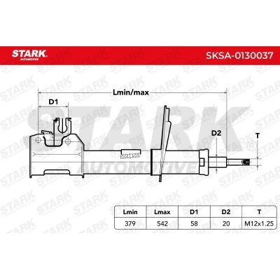 Shock Absorber Stark SKSA-0130037 SKSA-0130037 - photo 3
