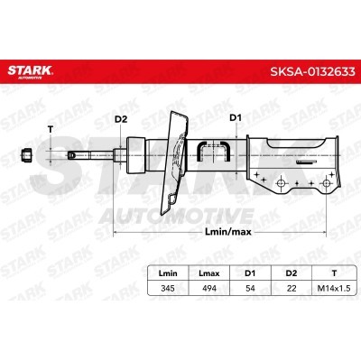 Shock Absorber Stark SKSA-0132633 SKSA-0132633 - photo 7