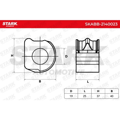 Stabiliser Bar Mounting Stark SKABB-2140023 SKABB-2140023 - photo 5