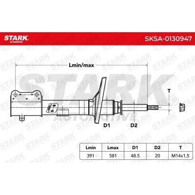 Shock Absorber Stark SKSA-0130947 SKSA-0130947 - photo 2