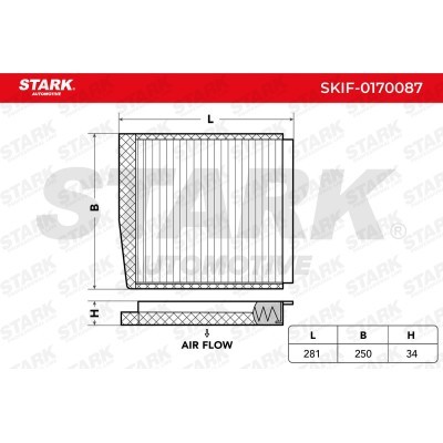 Cabin Air Filter Stark SKIF-0170087 SKIF-0170087 - photo 3