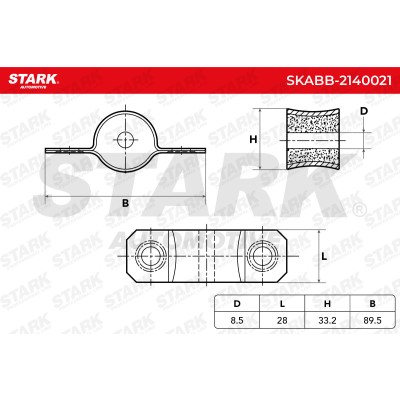 Stabiliser Bar Mounting Stark SKABB-2140021 SKABB-2140021 - photo 5