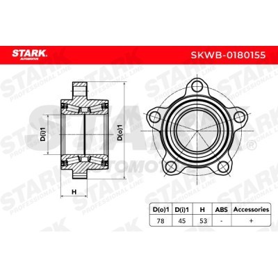 Wheel Bearing Stark SKWB-0180155 SKWB-0180155 - photo 4