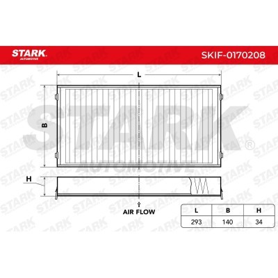 Cabin Air Filter Stark SKIF-0170208 SKIF-0170208 - photo 1