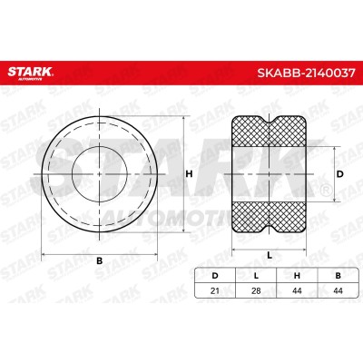 Stabiliser Bar Mounting Stark SKABB-2140037 SKABB-2140037 - photo 7