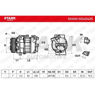 Compressor, Air Conditioning SKKM-0340425 - photo 5