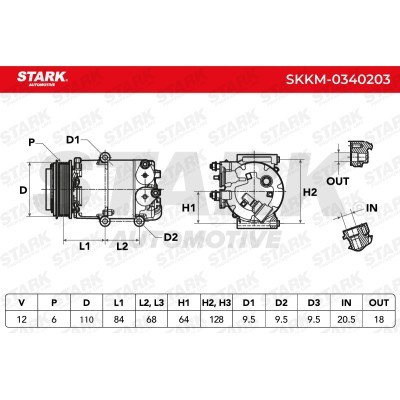 Compressor, Air Conditioning SKKM-0340203 - photo 7