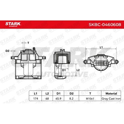 Brake Caliper Stark SKBC-0460608 SKBC-0460608 - photo 6
