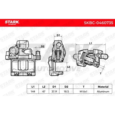 Brake Caliper Stark SKBC-0460735 SKBC-0460735 - photo 6