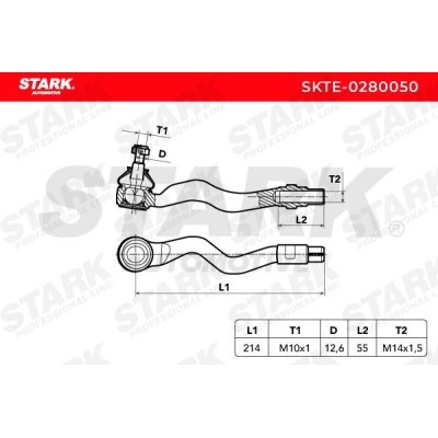Tie Rod End Stark SKTE-0280050 SKTE-0280050 - photo 2