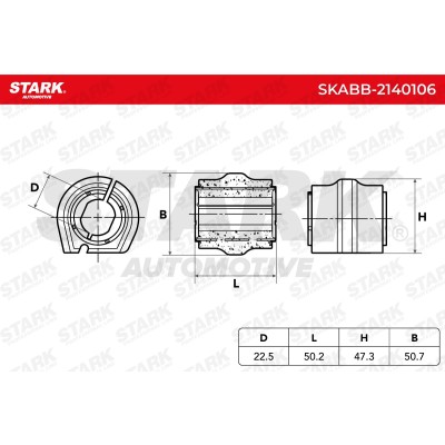 Stabiliser Bar Mounting Stark SKABB-2140106 SKABB-2140106 - photo 4