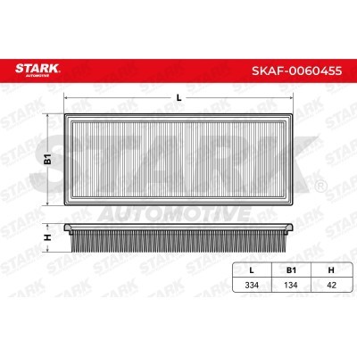 Air Filter Stark SKAF-0060455 SKAF-0060455 - photo 3