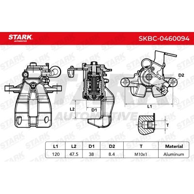 Brake Caliper Stark SKBC-0460094 SKBC-0460094 - photo 7