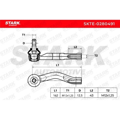 Tie Rod End Stark SKTE-0280491 SKTE-0280491 - photo 5