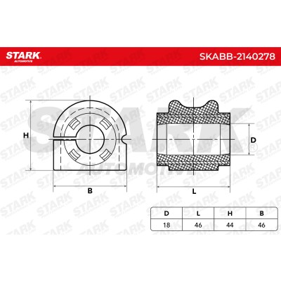 Stabiliser Bar Mounting Stark SKABB-2140278 SKABB-2140278 - photo 6