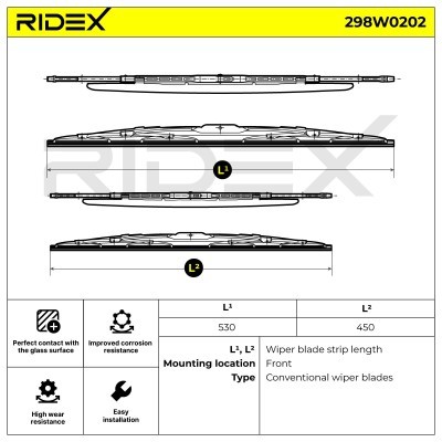 Wiper Blade RIDEX 298W0202 298W0202 - photo 5