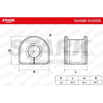Stabiliser Bar Mounting Stark SKABB-2140125 SKABB-2140125 - photo 5
