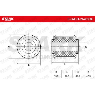 Stabiliser Bar Mounting Stark SKABB-2140236 SKABB-2140236 - photo 5