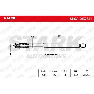 Shock Absorber Stark SKSA-0132861 SKSA-0132861 - photo 7