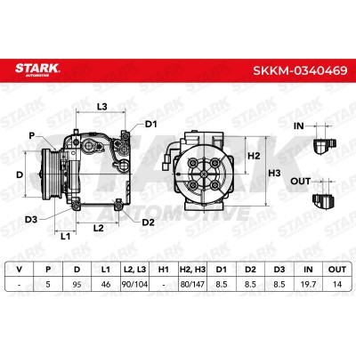 Compressor, Air Conditioning SKKM-0340469 - photo 5