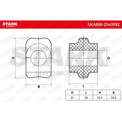 Stabiliser Bar Mounting Stark SKABB-2140192 SKABB-2140192 - photo 5