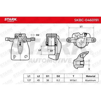 Brake Caliper Stark SKBC-0460191 SKBC-0460191 - photo 10