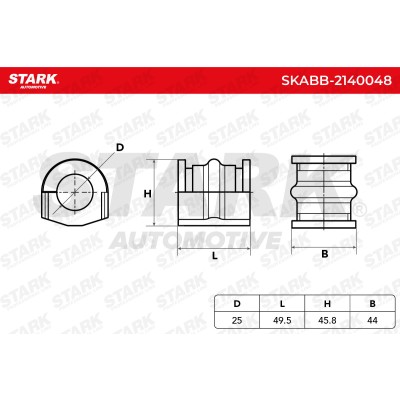 Stabiliser Bar Mounting Stark SKABB-2140048 SKABB-2140048 - photo 4