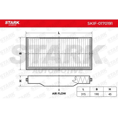 Cabin Air Filter Stark SKIF-0170191 SKIF-0170191 - photo 4